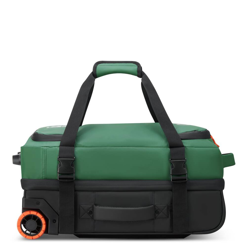 Torba podróżna z materiału unisex Delsey Jeep walizka na kółkach mała zielona - układ wnętrza i ergonomia