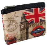 Etui na klucze z kółkiem kluczówka kolorowe UK London Loren 528-2