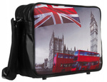 Młodzieżowa torba do szkoły kolorowa london uk — Loren 2088