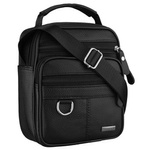 Listonoszka skórzana męska Rovicky R-ST7-03 crossbody mała czarna