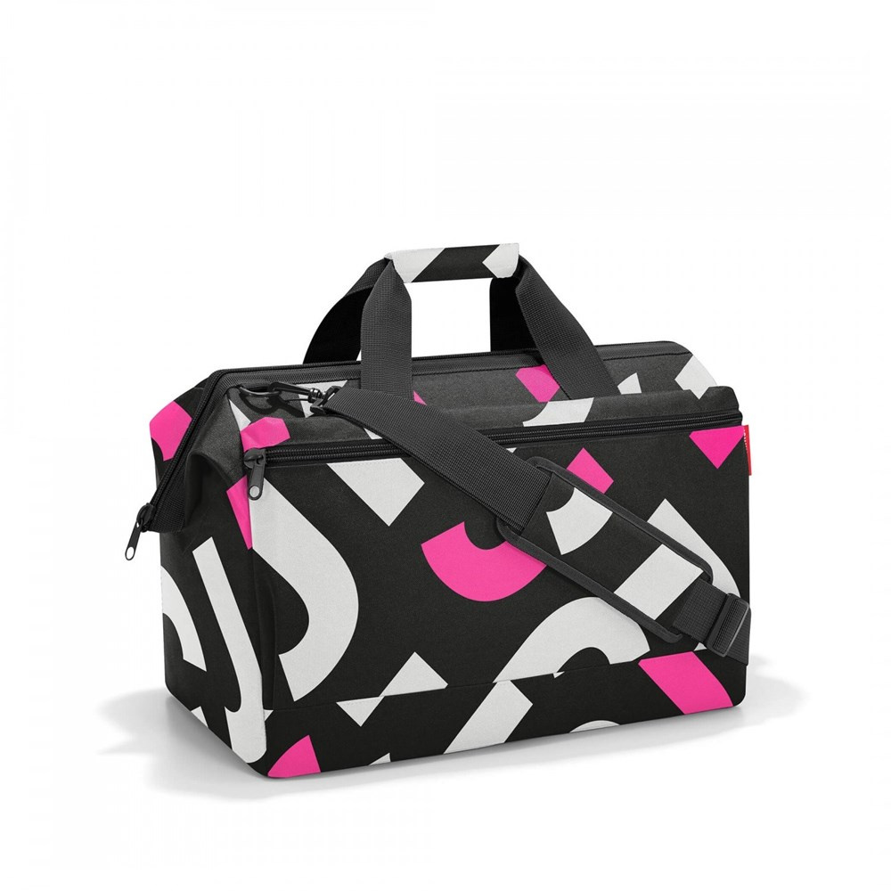 Torba z materiału unisex Reisenthel RMK3069 L podróżna kolorowa różowa - widok ogólny produktu