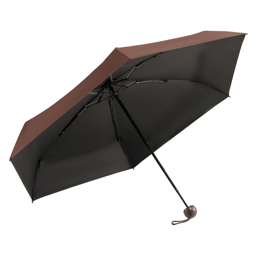 Brązowy parasol mini Peterson UMB-03T