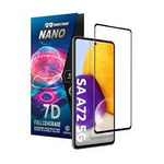 Niepękające szkło hybrydowe 9H na cały ekran Samsung Galaxy A72 Crong 7D Nano Flexible Glass