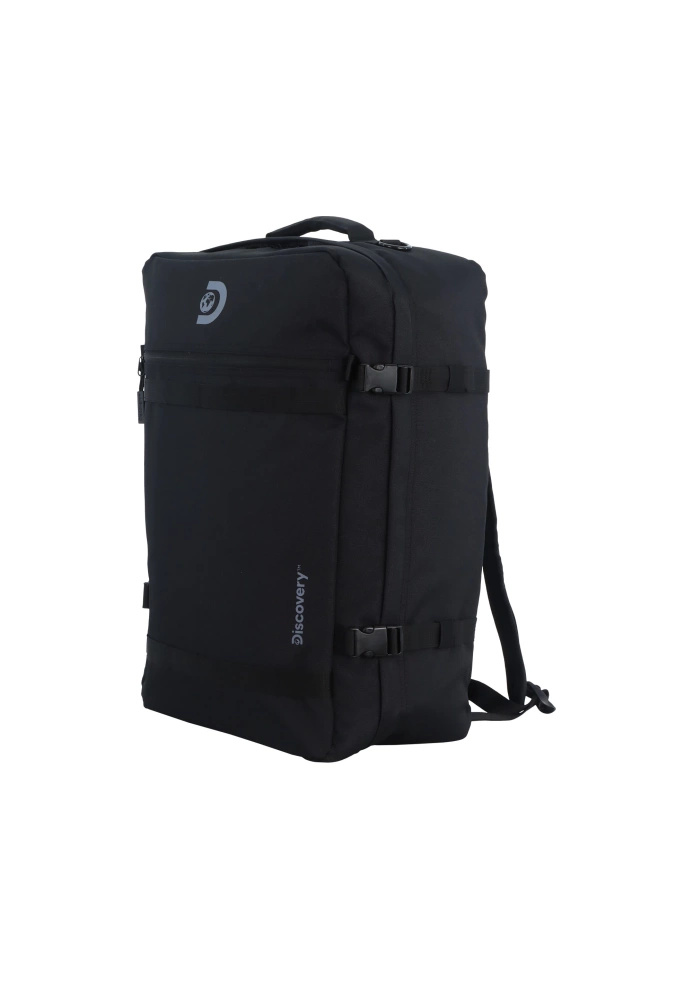 Plecak podróżny z materiału Discovery ANDES D00400.06 unisex torba czarna - cecha produktu