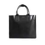 Torebka damska shopper bag skórzany czarny - FL31 BELVIANA BL