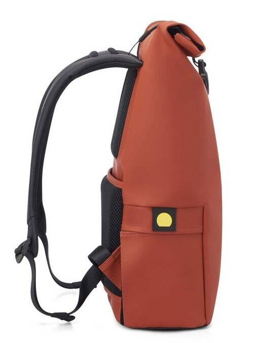 Plecak podróżny materiałowy unisex Delsey Turenne Soft miejski pomarańczowy - cecha produktu