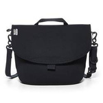 Torba na rower materiałowa unisex BUILT Bike Messenger listonoszka czarna