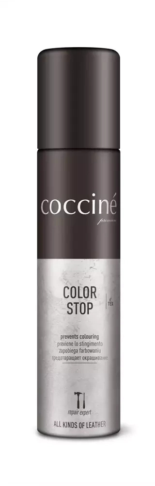 Spray przeciw farbowaniu do butów Coccine - puszka Coccine Color Stop z przodu