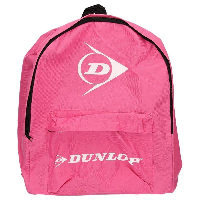 Plecak turystyczny z materiału unisex Dunlop sportowy 20L mały różowy - widok z przodu