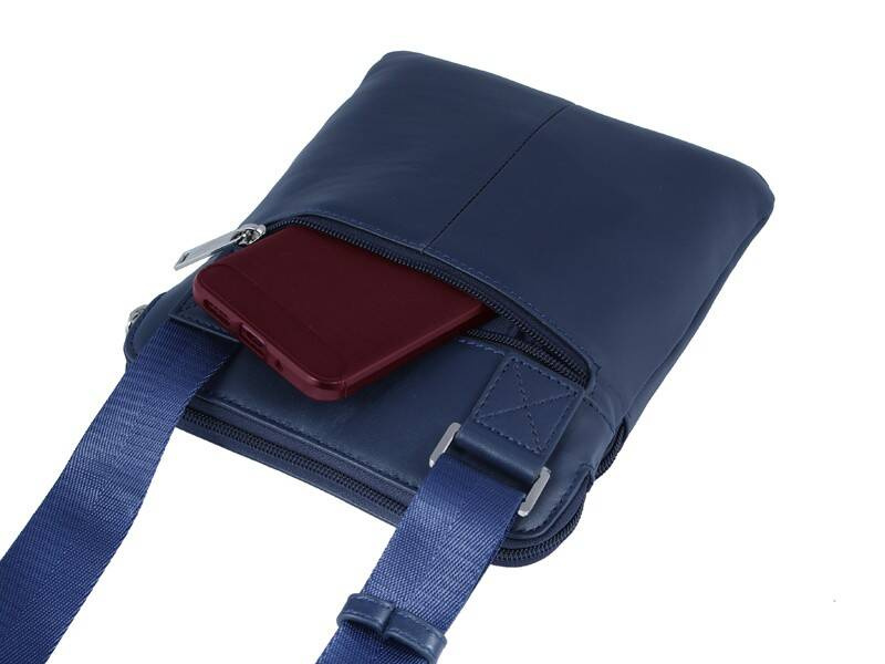 Torba skórzana unisex Aeronautica Militare AM-460 BL listonoszka niebieska - cecha produktu