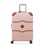 Walizka twarda z materiału unisex Delsey Chatelet Air 2.0 średnia 66 cm różowa