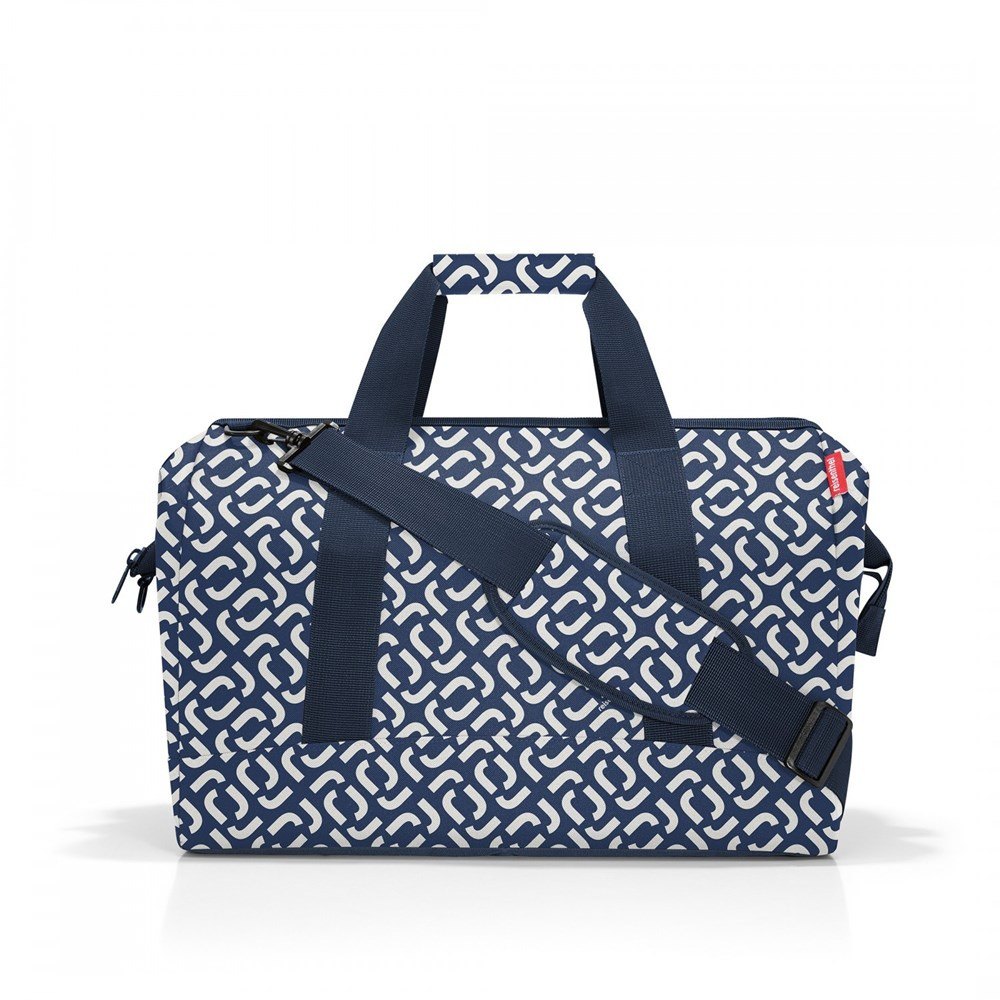 Torba z materiału unisex Reisenthel RMT4073 L podróżna A4 granatowa - cecha produktu