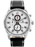 Zegarek męski klasyczny Perfect CH03L-01 czarno-srebrny