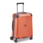 Walizka kabinowa z tworzywa unisex Delsey Cactus Slim mała twarda 55 cm pomarańczowa