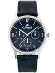 Zegarek męski G. Rossi 10737A-6F1 niebiesko-srebrny