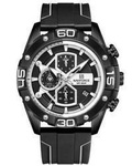 ZEGAREK MĘSKI NA PASKU CZARNY NAVIFORCE NF8018T - CHRONOGRAF (zn123a) + BOX