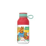 Butelka na wodę z tritanu unisex Happy Quokka Ice Kids z paskiem 430 ml kolorowa