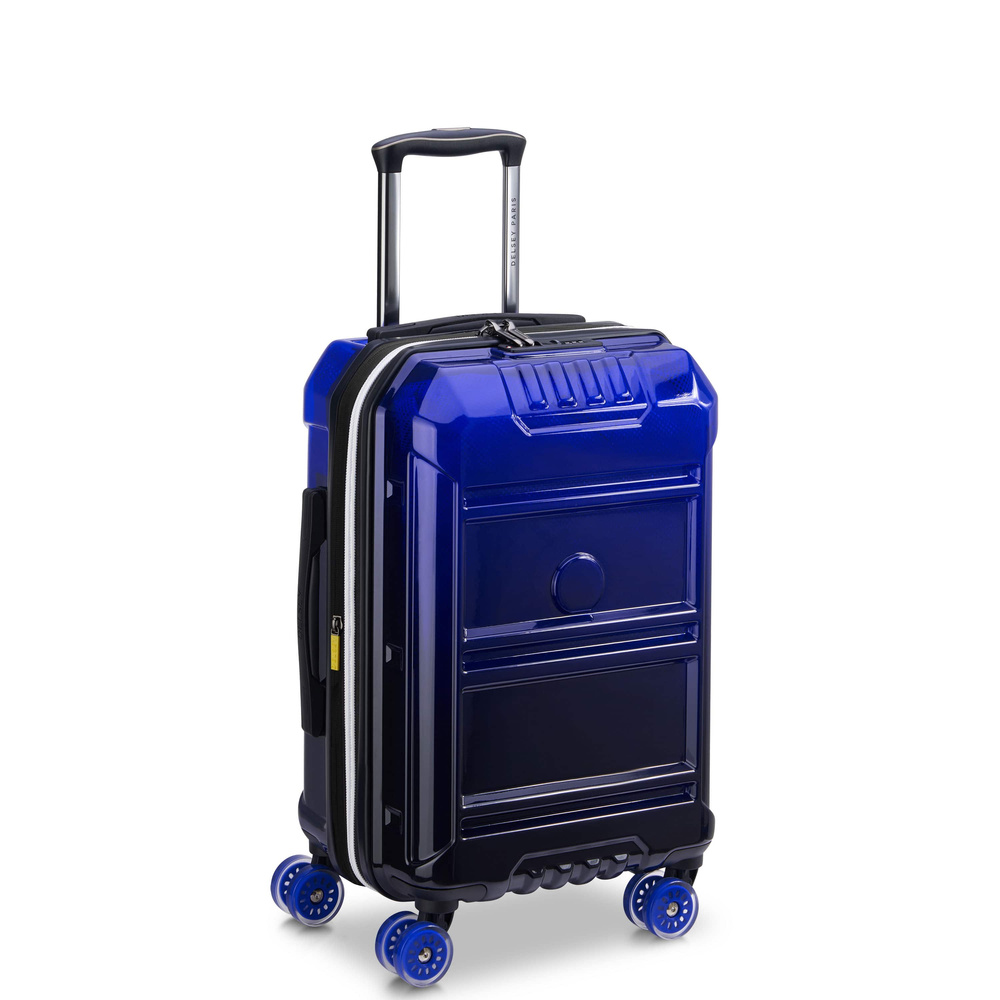 Walizka kabinowa poliwęglanowa unisex DELSEY Rempart twarda 55 cm granatowa - cecha produktu