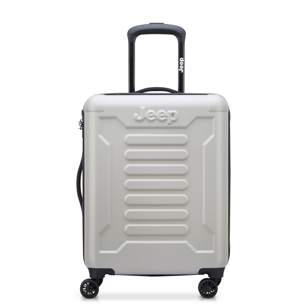 Walizka kabinowa z materiału ABS unisex Jeep JH004C mała twarda szara - cecha produktu