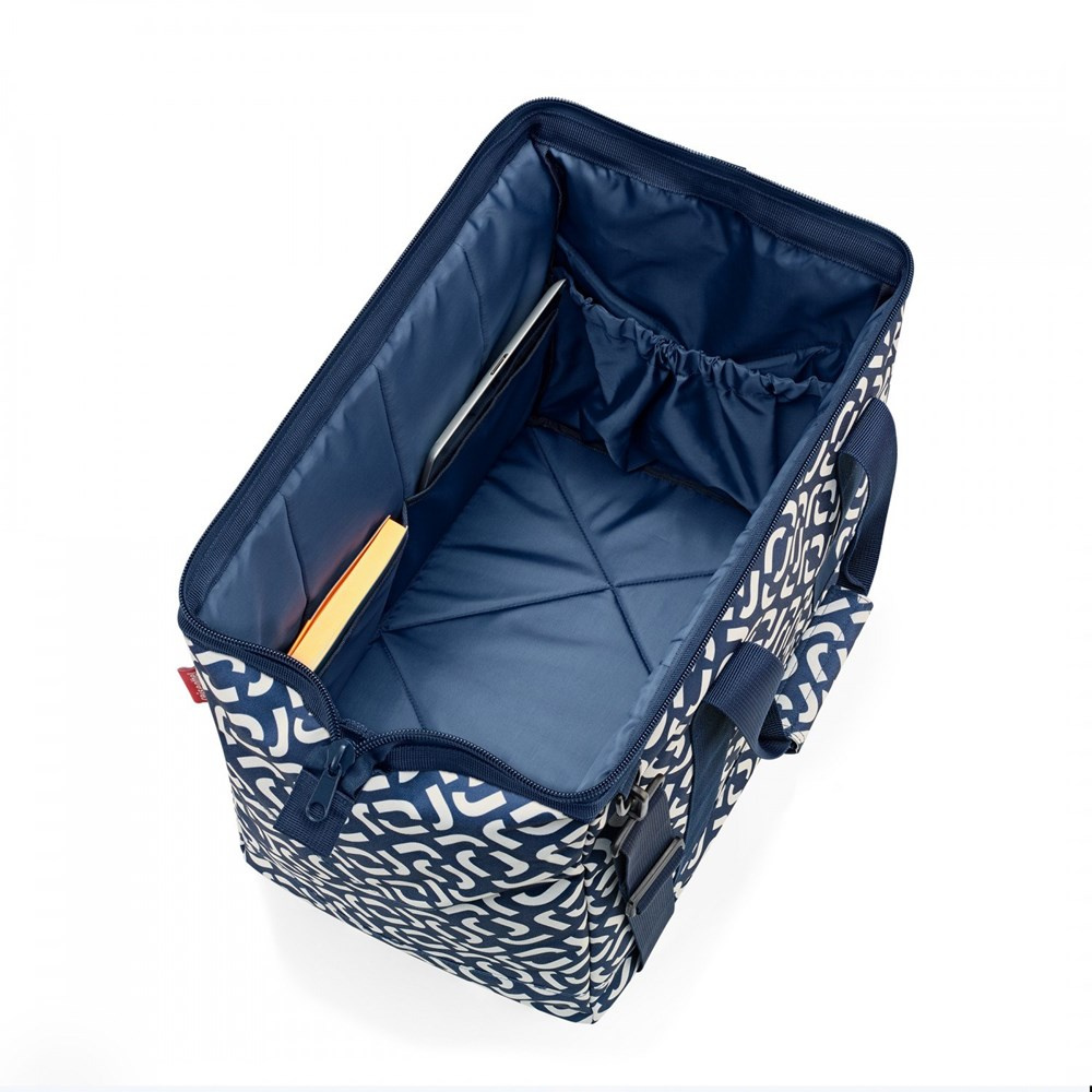 Torba z materiału unisex Reisenthel RMT4073 L podróżna A4 granatowa - cecha produktu