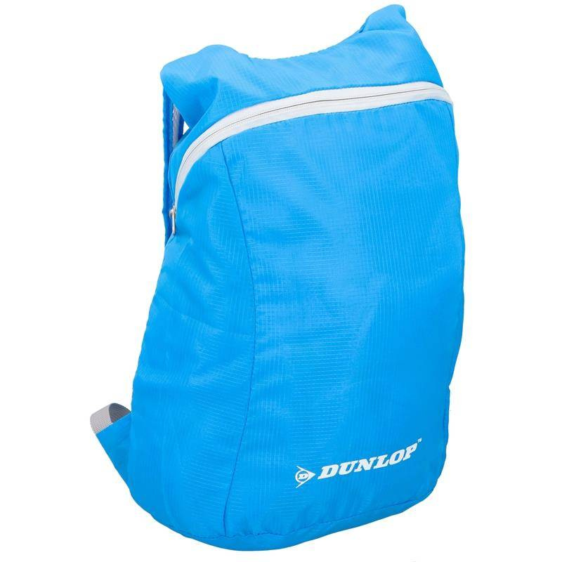 Pokrowiec na plecak z nylonu unisex Dunlop peleryna przeciwdeszczowa niebieska - materiał i detale