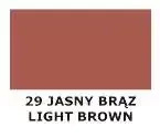 Farba do skóry gładkiej Tarrago jasnobrązowa - próbnik koloru 29 jasny brąz / light brown