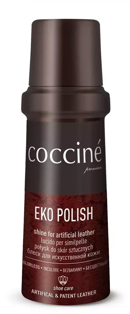 Pasta w płynie do butów Coccine czarna - butelka Eko Polish z nasadką z przodu