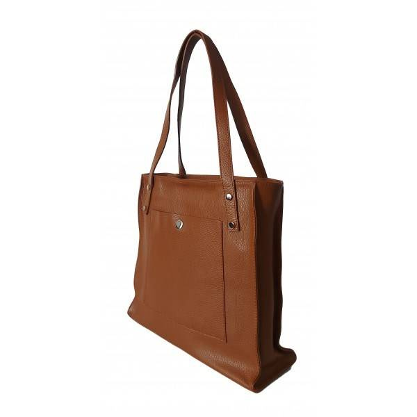 Torebka skórzana damska Vera Pelle WR365C torba na ramię A4 camel - cecha produktu