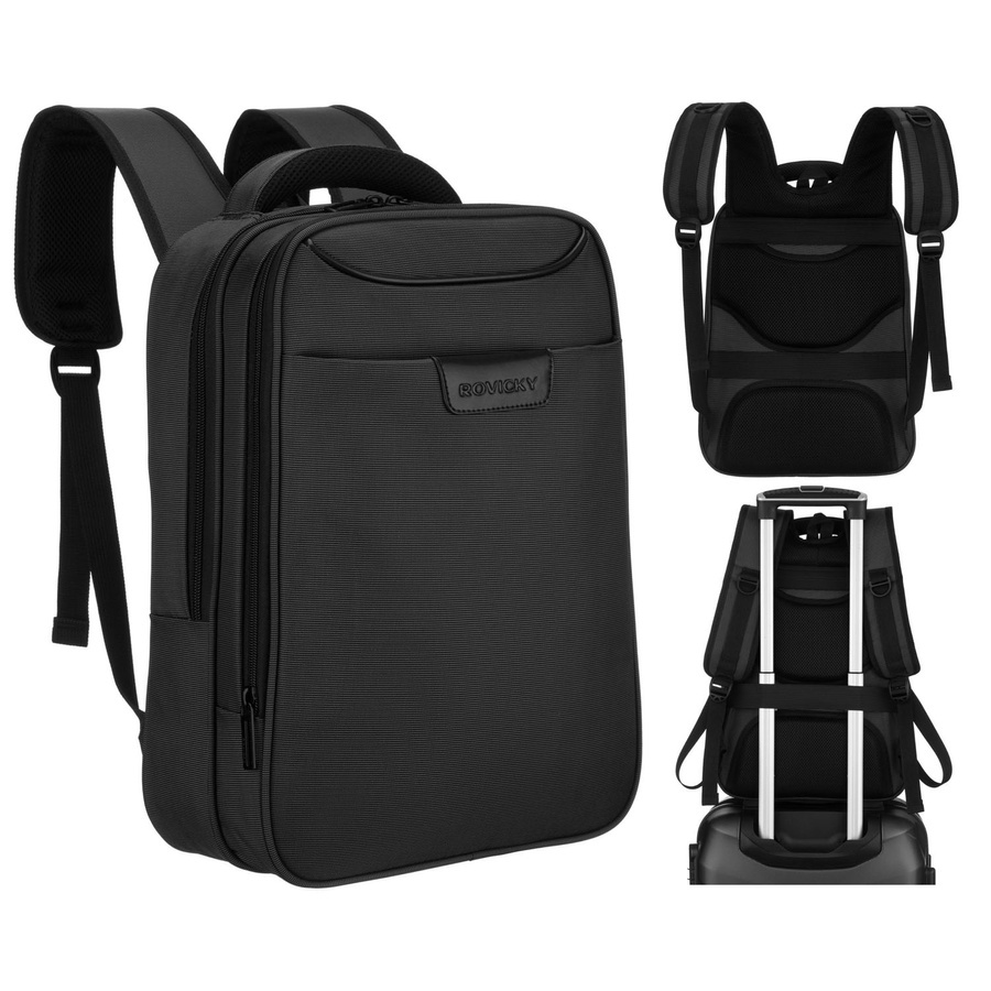 Czarny plecak Rovicky R-PTY-06 na laptopa