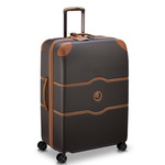 Walizka twarda z materiału unisex Delsey Chatelet Air 2.0 na 4 kółkach duża brązowa