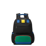 Plecak z materiału unisex Delsey Benetton United miejski laptop 15,6 czarny