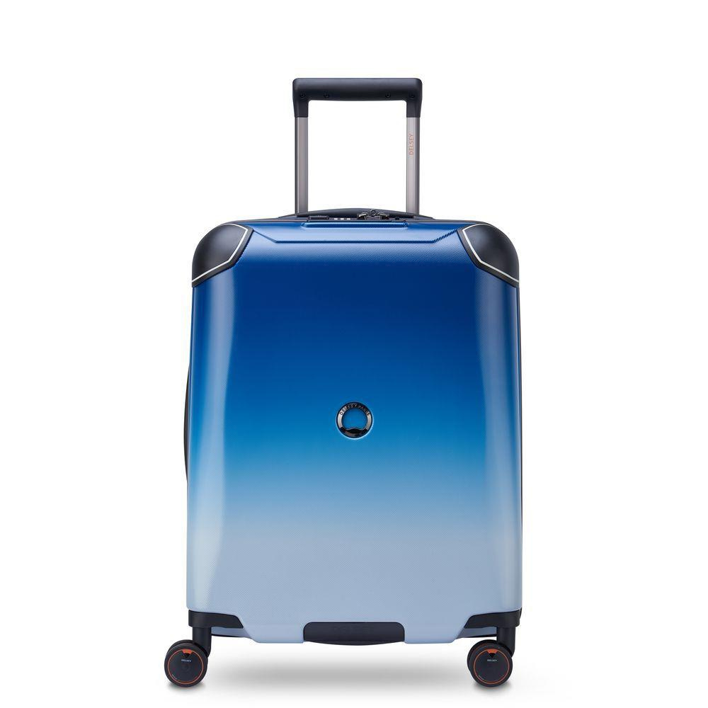 Walizka z tworzywa unisex Delsey Cactus Slim kabinowa 55 cm biało niebieska - cecha produktu