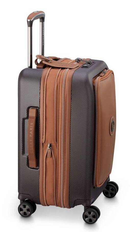 Walizka podróżna z poliwęglanu unisex DELSEY Chatelet Air 2.0 kabinowa brązowa - cecha produktu