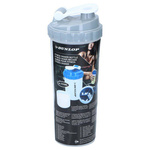 Butelka sportowa shaker plastikowa unisex Dunlop shaker 550 ml z szarym ustnikiem szara