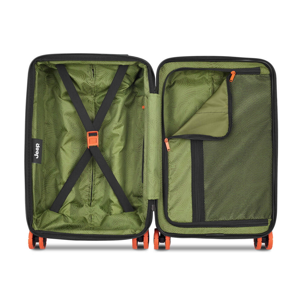 Walizka kabinowa z ABS unisex Delsey Jeep twarda mała 55 cm czarna - cecha produktu