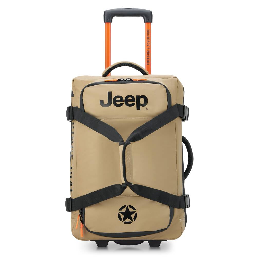 Torba podróżna z materiału unisex Delsey Jeep walizka na kółkach mała beżowa - cecha produktu