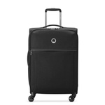Walizka podróżna materiałowa unisex Delsey Brochant 2.0 średnia 67 cm czarna