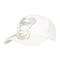 Czapka z daszkiem baseballówka damska biała - czap-cz-32