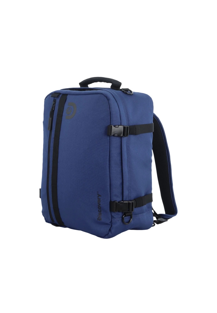 Plecak kabinowy materiałowy unisex Discovery ANDES D00403 podróżna torba granatowa - cecha produktu