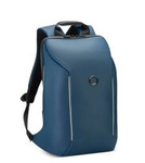 Plecak z materiału wodoodpornego unisex Delsey SECURAIN miejski na laptop 16 turkusowy