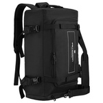 Plecak podróżny z poliestru unisex Peterson MP5-04 torba 2w1 A4 czarny