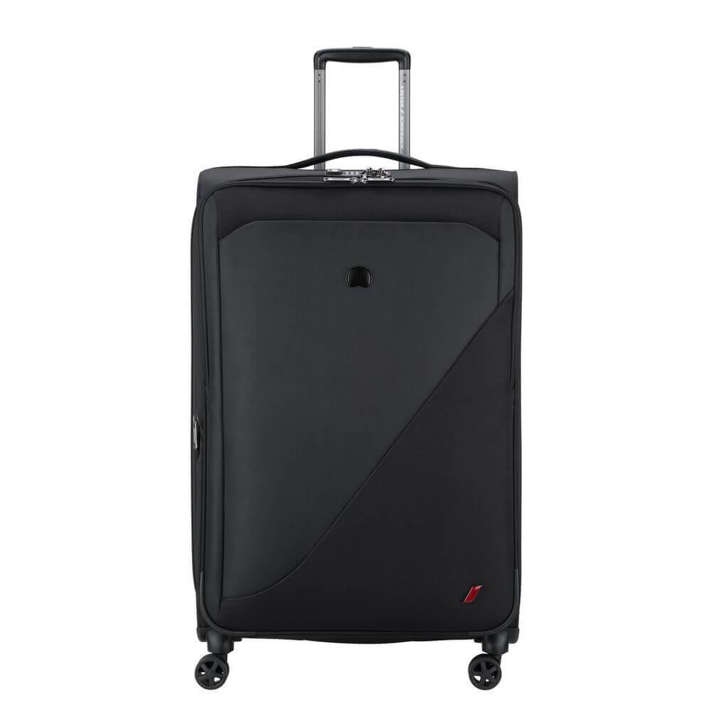 Walizka podróżna z poliestru unisex Delsey New Destination duża 78 cm czarna - cecha produktu