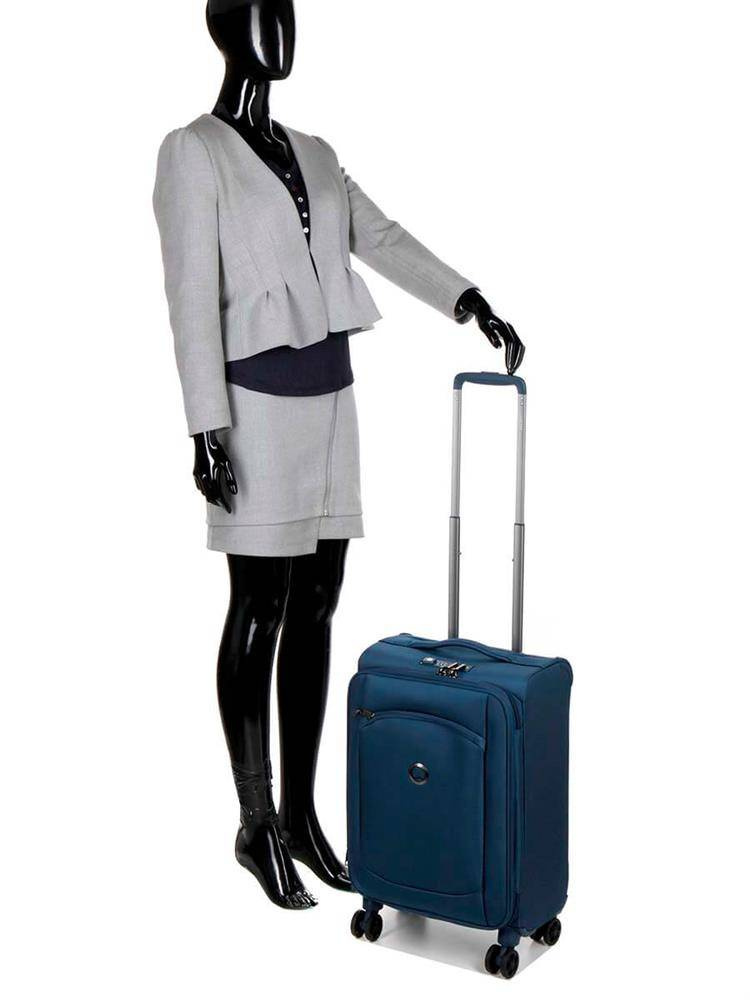 Walizka z materiału unisex Delsey Montmartre Air 2.0 kabinowa mała niebieska - cecha produktu