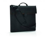 Torba z poliestru unisex Business courierbag miejska na ramię A4 czarna