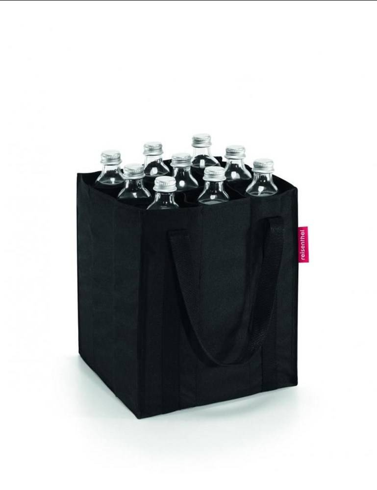 Torba na butelki z poliestru unisex Reisenthel RZJ7003 zakupowa czarna - cecha produktu