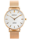 Zegarek damski elegancki Perfect F352-08 różowe złoto