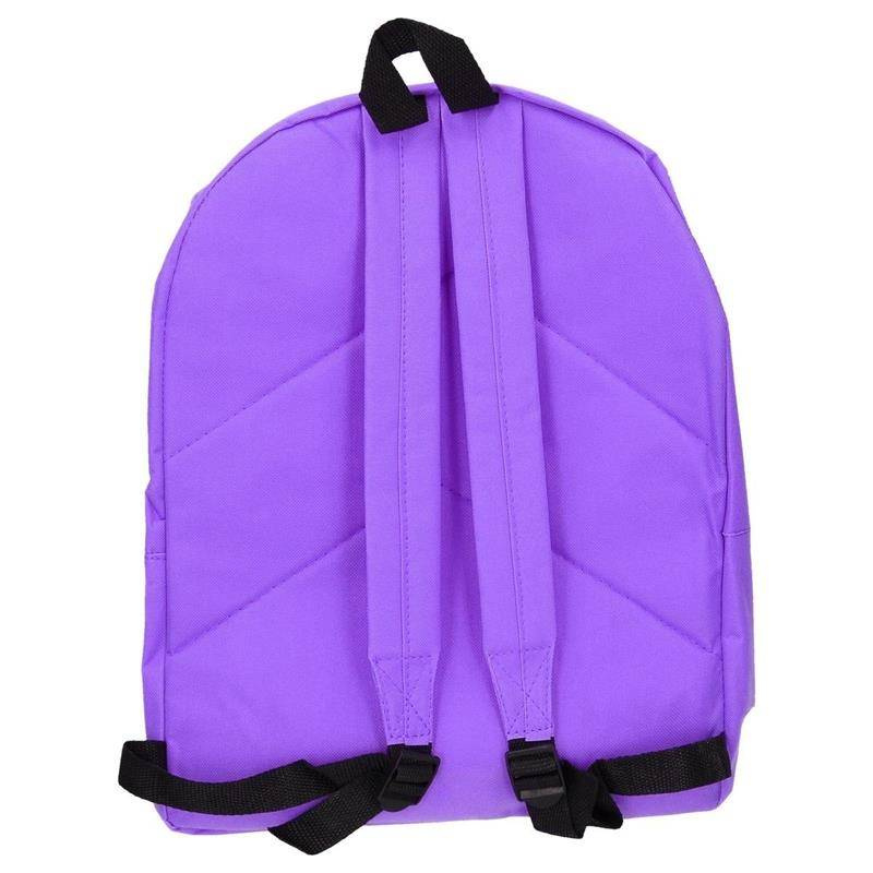 Plecak sportowy z materiału unisex Dunlop turystyczny 20L fioletowy - ergonomiczne szelki i tylny panel