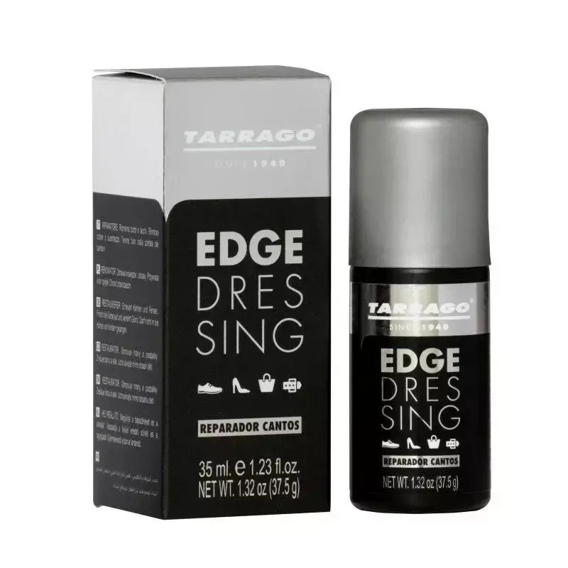 Edge dressing do podeszew Tarrago czarny - butelka Edge Dressing 35 ml z pudełkiem