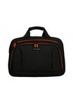 Torba na laptopa materiałowa czarna orange Vip collection Barcelona TF30/16