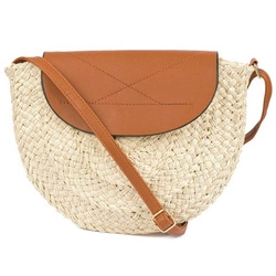 Torebka damska na lato boho listonoszka biała - Tor-pa-15ecru